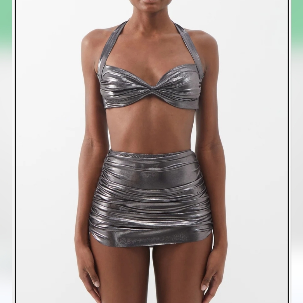 Norma Kamali Bill Ruched Bikini